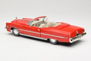 Cadillac Eldorado Kabriolet Czerwony Anson 1:18 30387 Metal — zdjęcie 7 z 8