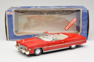 Cadillac Eldorado Kabriolet Czerwony Anson 1:18 30387 Metal — zdjęcie 8 z 8