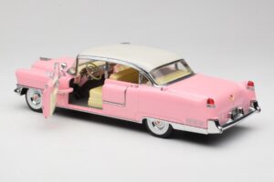 Cadillac Fleetwood Elvis Presley Różowy MRC 1:18 LIC1000 Metal — zdjęcie 5 z 8