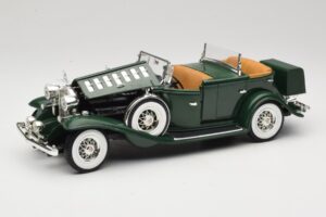 Cadillac Sport Phaeton Zielony Anson 1:18 30383 Metal — zdjęcie 2 z 9
