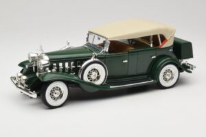 Cadillac Sport Phaeton Zielony Anson 1:18 30383 Metal — zdjęcie 3 z 9