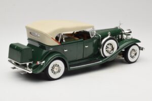 Cadillac Sport Phaeton Zielony Anson 1:18 30383 Metal — zdjęcie 4 z 9