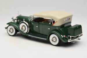 Cadillac Sport Phaeton Zielony Anson 1:18 30383 Metal — zdjęcie 8 z 9