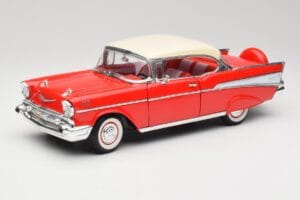 Chevrolet Bel Air Matador Czerwony & India Ivory Road Legends 1:18 92109 Metal