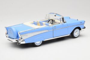 Chevrolet Bel Air Kabriolet Niebieski Road Signature 1:18 55/1/0863 Metal — zdjęcie 3 z 8
