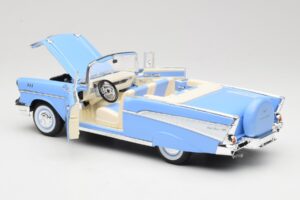 Chevrolet Bel Air Kabriolet Niebieski Road Signature 1:18 55/1/0863 Metal — zdjęcie 5 z 8