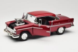 Chevrolet Bel Air Czerwony Motormax 1:18 73100TC-M1 Metal — zdjęcie 2 z 8