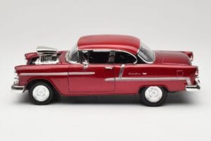 Chevrolet Bel Air Czerwony Motormax 1:18 73100TC-M1 Metal — zdjęcie 4 z 8