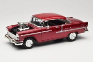 Chevrolet Bel Air Czerwony Motormax 1:18 73100TC-M1 Metal