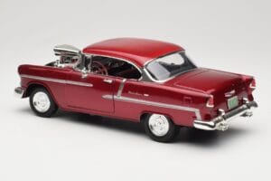 Chevrolet Bel Air Czerwony Motormax 1:18 73100TC-M1 Metal — zdjęcie 7 z 8