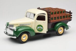 Chevrolet Brasseur Perrier Delivery Van Zielony Solido 1:18 203243 Metal — zdjęcie 2 z 8