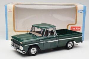 Chevrolet C-10 Zielony Sun Star 1:18 1360 Metal — zdjęcie 8 z 8