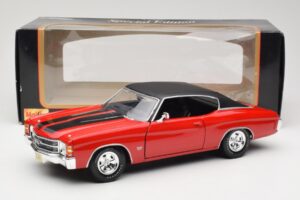 Chevrolet Chevelle SS 454 Czerwony Maisto 1:18 531892 Metal — zdjęcie 8 z 8
