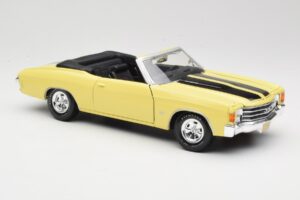 Chevrolet Chevelle SS 454 Żółty Maisto 1:18 531890 Metal — zdjęcie 6 z 8