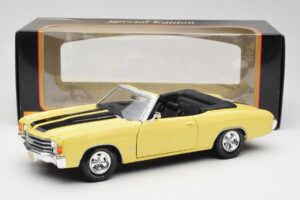 Chevrolet Chevelle SS 454 Żółty Maisto 1:18 531890 Metal — zdjęcie 8 z 8