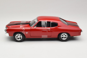 Chevrolet Chevelle SS Fast & Furious Czerwony Johnny Lightning 1:18 39578 Metal — zdjęcie 3 z 6