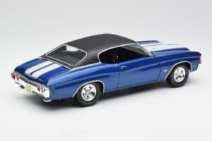 Chevrolet Chevelle SS 454 Niebieski Maisto 1:18 531886 Metal — zdjęcie 3 z 8
