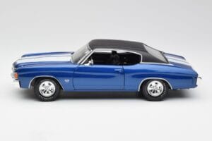 Chevrolet Chevelle SS 454 Niebieski Maisto 1:18 531886 Metal — zdjęcie 4 z 8