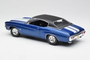 Chevrolet Chevelle SS 454 Niebieski Maisto 1:18 531886 Metal — zdjęcie 7 z 8