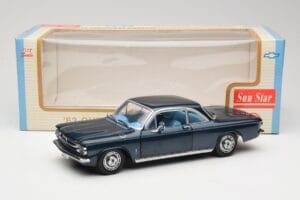 Chevrolet Corvair Ciemnoniebieski Sun Star 1:18 1482 Metal — zdjęcie 8 z 8