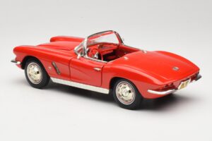 Chevrolet Corvette C1 Czerwony ERTL 1:18 7835 Metal — zdjęcie 7 z 8