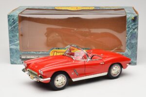 Chevrolet Corvette C1 Czerwony ERTL 1:18 7835 Metal — zdjęcie 8 z 8
