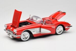 Chevrolet Corvette C1 Czerwony Motormax 1:18 73100TC Metal — zdjęcie 2 z 8