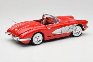 Chevrolet Corvette C1 Czerwony Motormax 1:18 73100TC Metal — zdjęcie 3 z 8