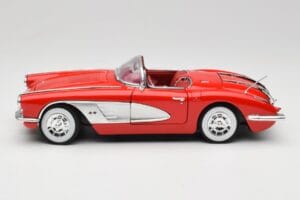 Chevrolet Corvette C1 Czerwony Motormax 1:18 73100TC Metal — zdjęcie 4 z 8