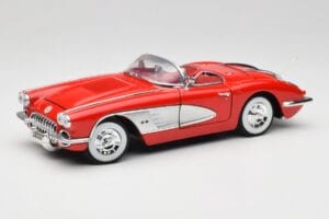 Chevrolet Corvette C1 Czerwony Motormax 1:18 73100TC Metal