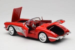 Chevrolet Corvette C1 Czerwony Motormax 1:18 73100TC Metal — zdjęcie 5 z 8