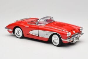 Chevrolet Corvette C1 Czerwony Motormax 1:18 73100TC Metal — zdjęcie 6 z 8