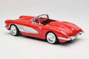 Chevrolet Corvette C1 Czerwony Motormax 1:18 73100TC Metal — zdjęcie 7 z 8
