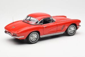 Chevrolet Corvette C1 Kabriolet Roman Czerwony AUTOart 1:18 71102 Metal — zdjęcie 3 z 8