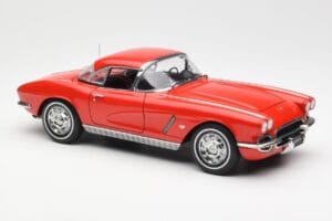 Chevrolet Corvette C1 Kabriolet Roman Czerwony AUTOart 1:18 71102 Metal — zdjęcie 6 z 8