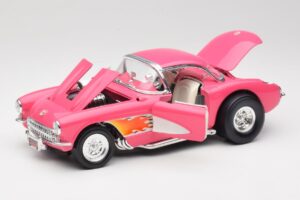 Chevrolet Corvette C1 Gasser Różowy Road Legends 1:18 92019-R1 Metal — zdjęcie 2 z 8