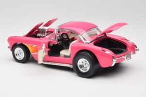 Chevrolet Corvette C1 Gasser Różowy Road Legends 1:18 92019-R1 Metal — zdjęcie 5 z 8