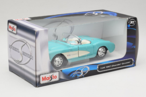Chevrolet Corvette C1 Miętowy Zielony Maisto 1:24 31275 Metal — zdjęcie 2 z 3