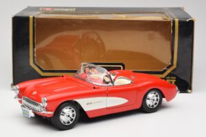 Chevrolet Corvette C1 Roadster Czerwony Bburago 1:18 3024 Metal — zdjęcie 8 z 8