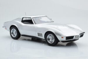 Chevrolet Corvette C3 Srebrny Norev 1:18 189032 Metal — zdjęcie 4 z 6