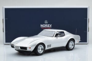 Chevrolet Corvette C3 Srebrny Norev 1:18 189032 Metal — zdjęcie 6 z 6