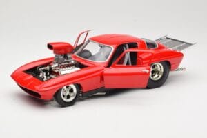 Chevrolet Corvette C3 Dragster Czerwony Hot Wheels 1:18 29226 Metal — zdjęcie 2 z 8