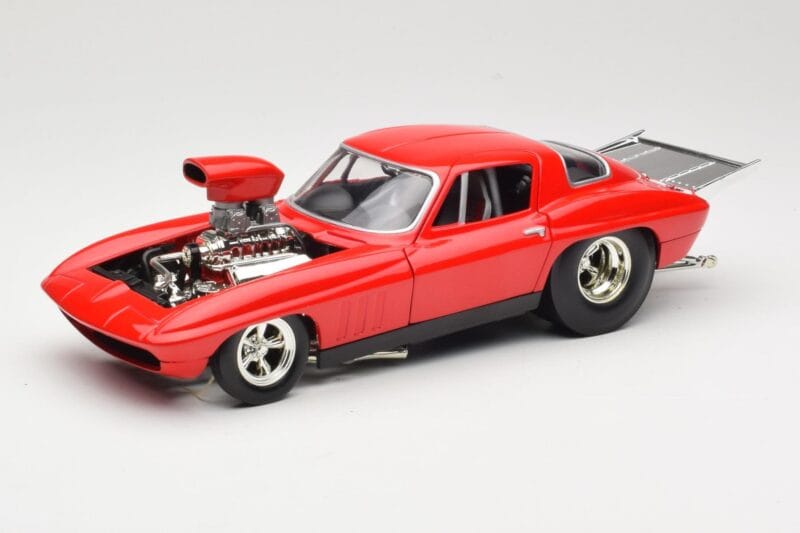 Chevrolet Corvette C3 Dragster Czerwony Hot Wheels 1:18 29226 Metal