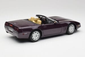 Chevrolet Corvette C4 LT4 Kabriolet Fioletowy Metaliczny Maisto 1:18 50277 Metal — zdjęcie 3 z 8