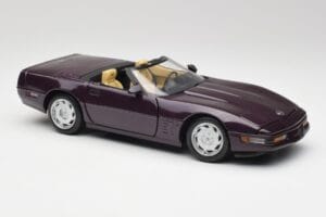 Chevrolet Corvette C4 LT4 Kabriolet Fioletowy Metaliczny Maisto 1:18 50277 Metal — zdjęcie 6 z 8