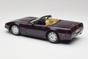 Chevrolet Corvette C4 LT4 Kabriolet Fioletowy Metaliczny Maisto 1:18 50277 Metal — zdjęcie 7 z 8