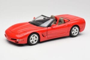 Chevrolet Corvette C5 Kabriolet Czerwony Bburago 1:18 3076 Metal