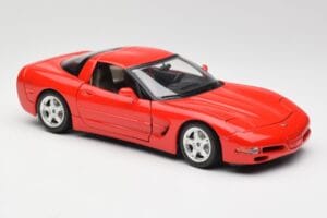 Chevrolet Corvette C5 Czerwony Bburago 1:18 3066 Metal — zdjęcie 6 z 8