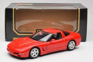 Chevrolet Corvette C5 Czerwony Bburago 1:18 3066 Metal — zdjęcie 8 z 8