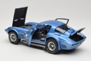 Chevrolet Corvette Grand Sport GT #80 R. Penske Chevrolet Nassau Speed Week 1963 Exoto 1:18 RLG18022 Metal — zdjęcie 5 z 8